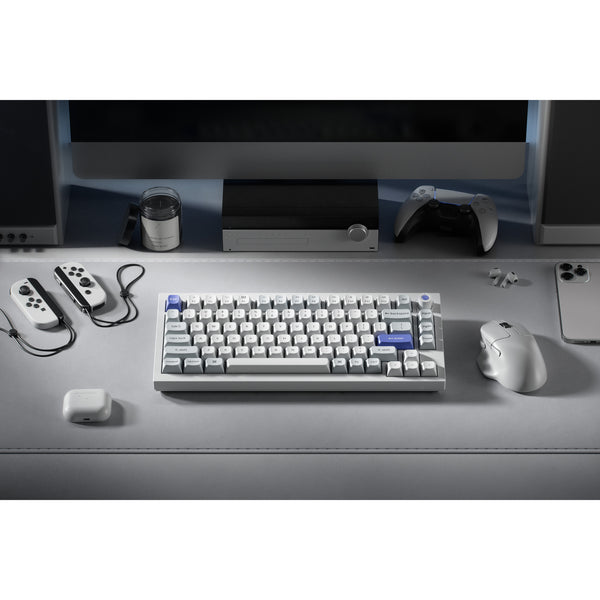 Keychron q1 he 8k magnetic switch keyboard (wit, us lay-out (qwerty), ultra-fast lime, 75%, rgb, hot swap, 8k)