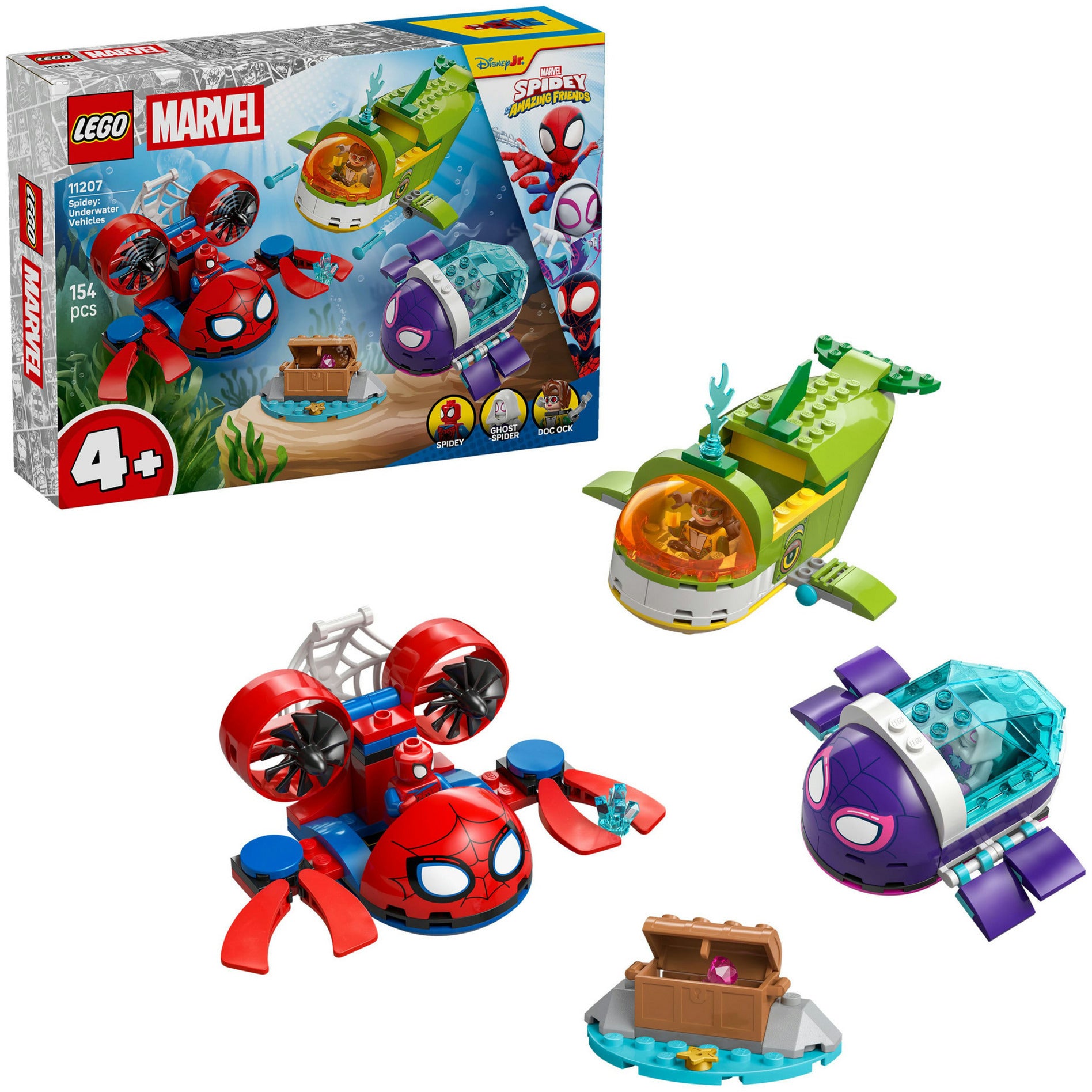 Lego marvel 11207 spidey: onderwatervoertuigen