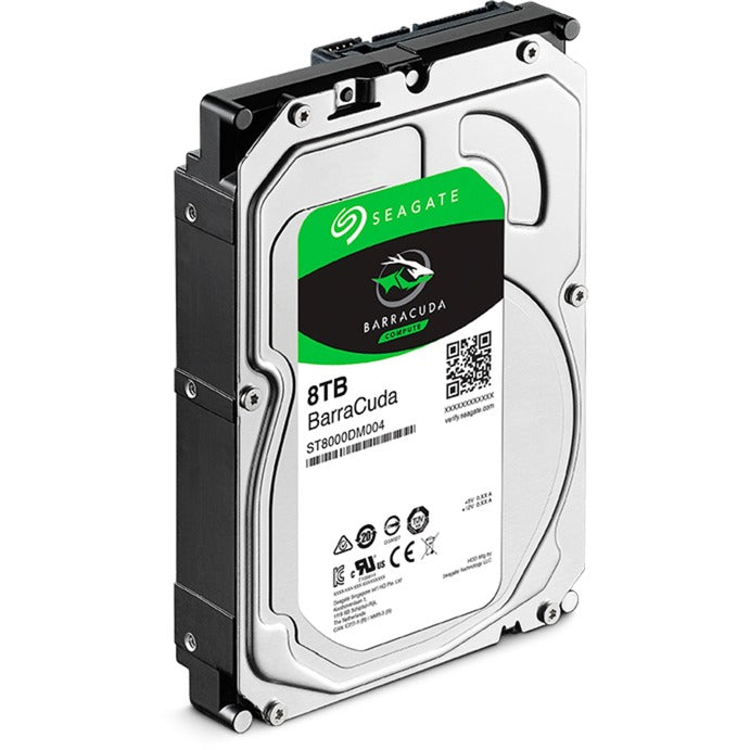Seagate barracuda 8 tb harde schijf (st8000dm004, sata 600)