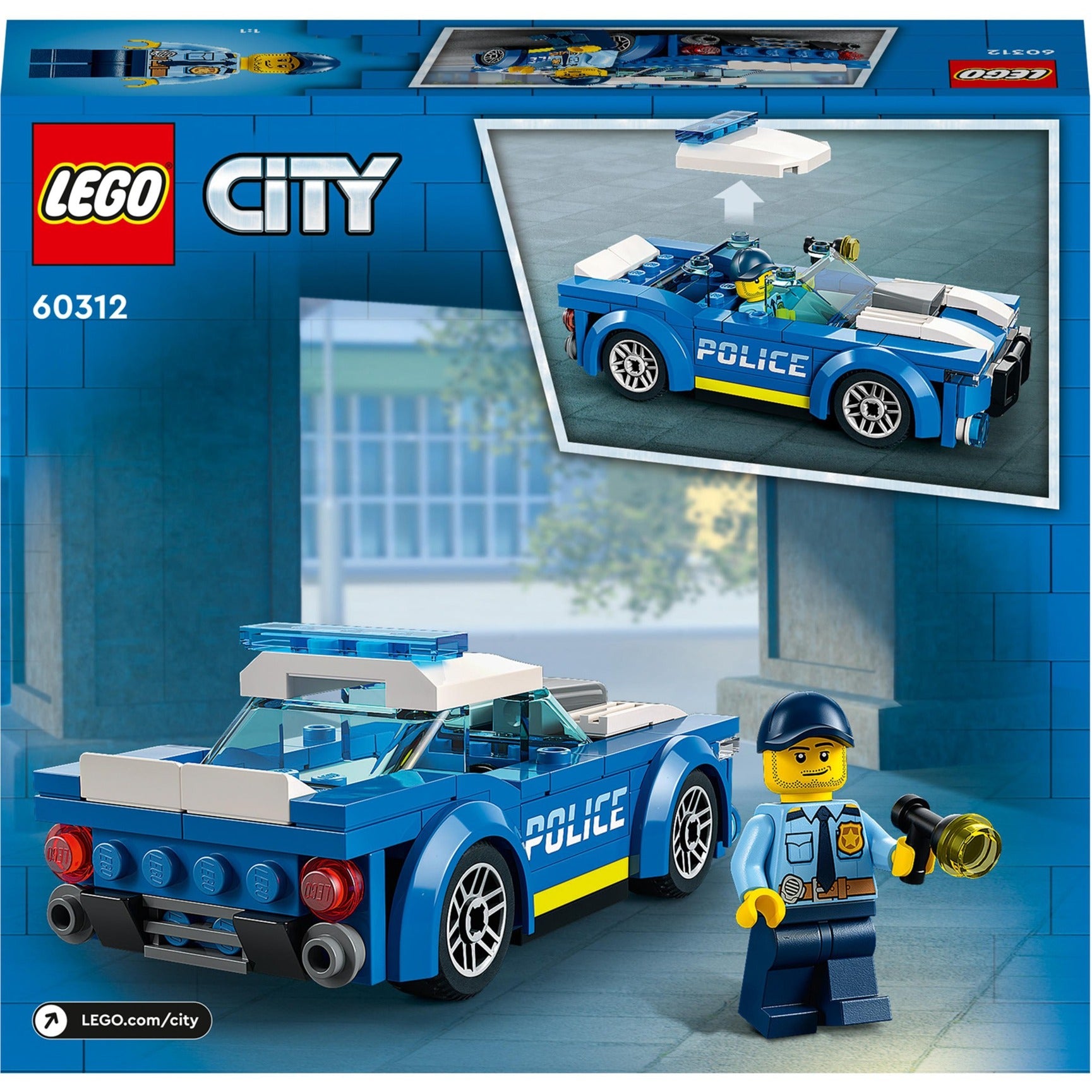 Lego city - politiewagen constructiespeelgoed (60312)