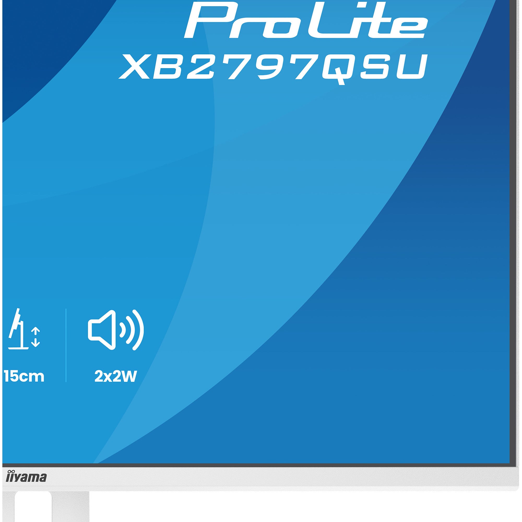 Iiyama prolite xb2797qsu-w1 27 monitor (wit (mat), hdmi, displayport, usb, audio)