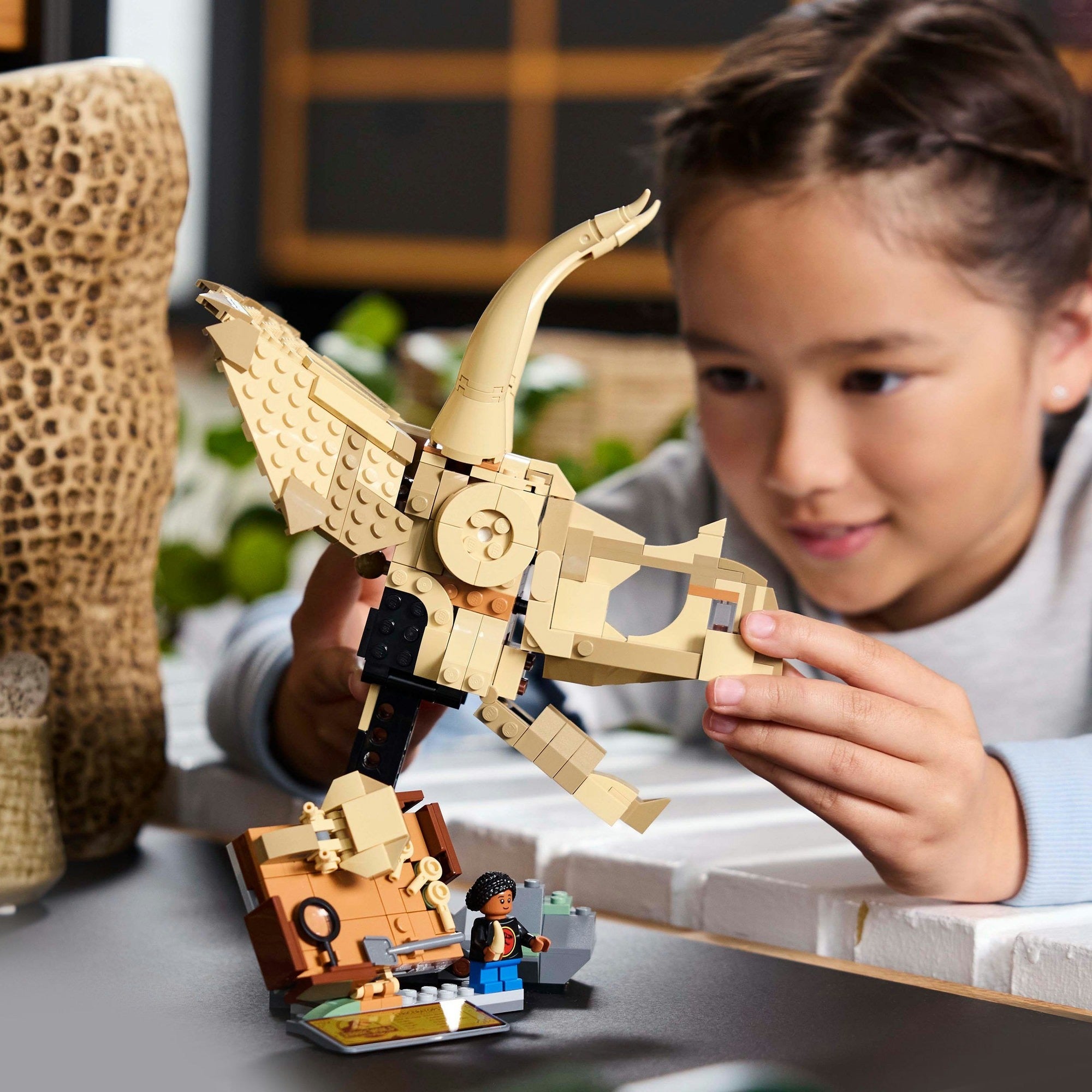 Lego jurassic world dinosaurusfossielen: triceratops schedel - 76969