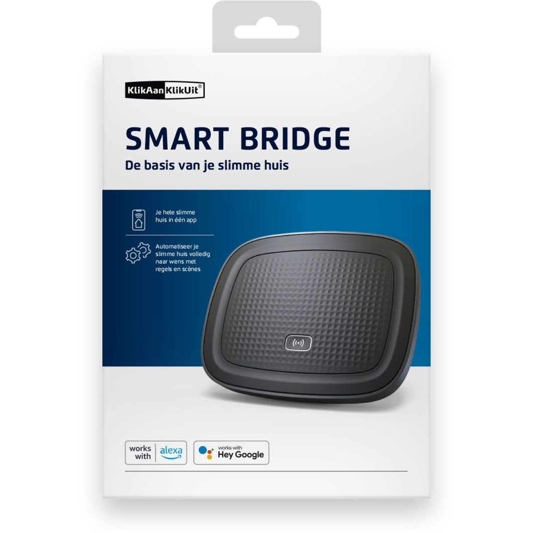 Klikaanklikuit smart bridge - central control with Android iOS app - compatible with Google Assistant, Amazon Alexa, Apple HomeKit - Wi-Fi