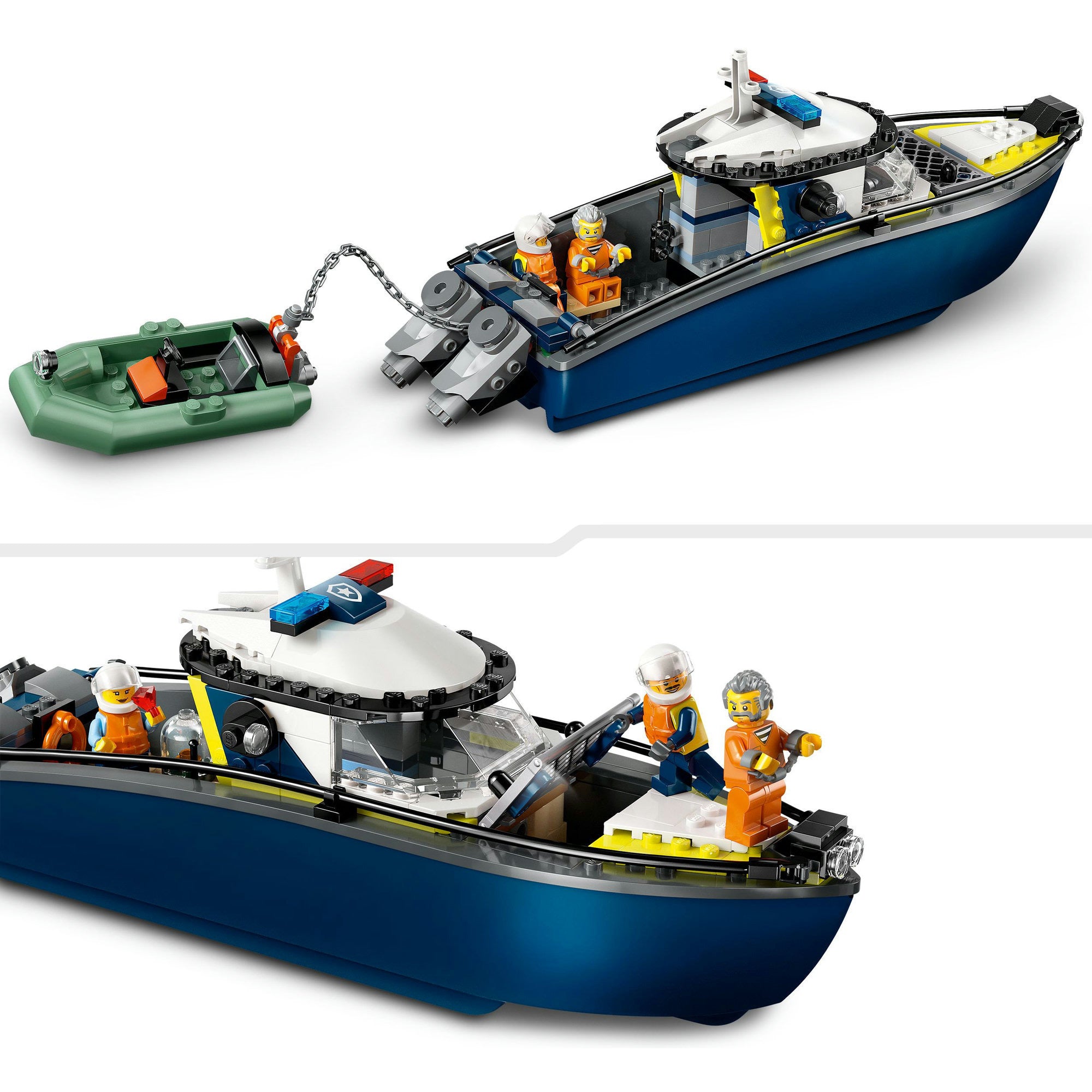 Lego 60456 stadspolitie achtervolging met politieboot