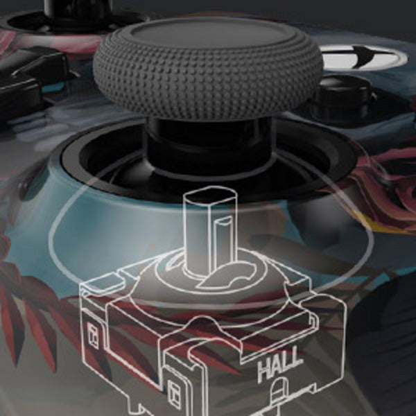 Powera advantage plus bedrade controller voor xbox series x|s - bloom gloom (zilver, xbox series x|s, xbox one, pc)