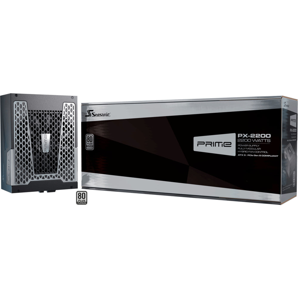 Seasonic prime px-2200 modulaire 2200 watt voeding (4x 12vhpwr, 4x pcie)
