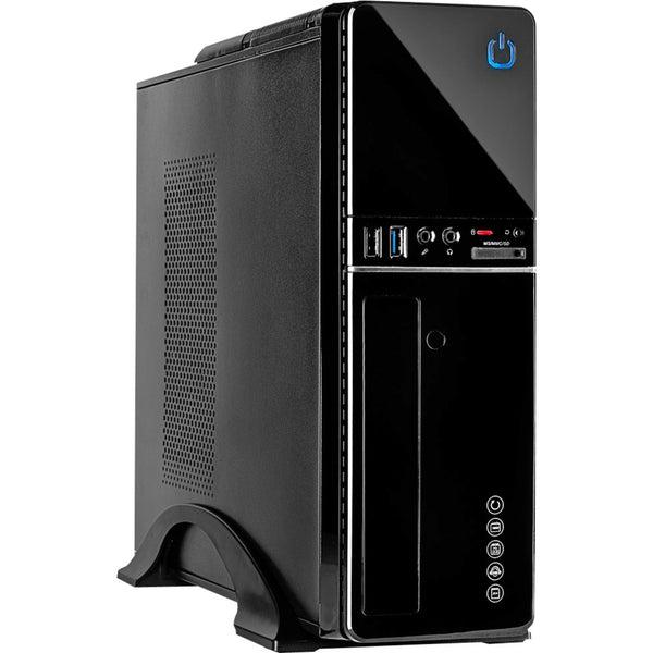 Inter-tech IT-607 Mini Tower Case (Black | 2x USB-A)