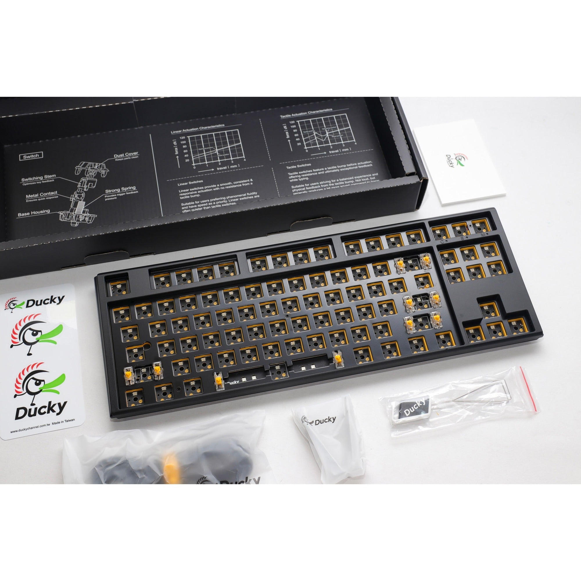 Ducky Ducky One 3 TKL ANSI-indeling Barebone