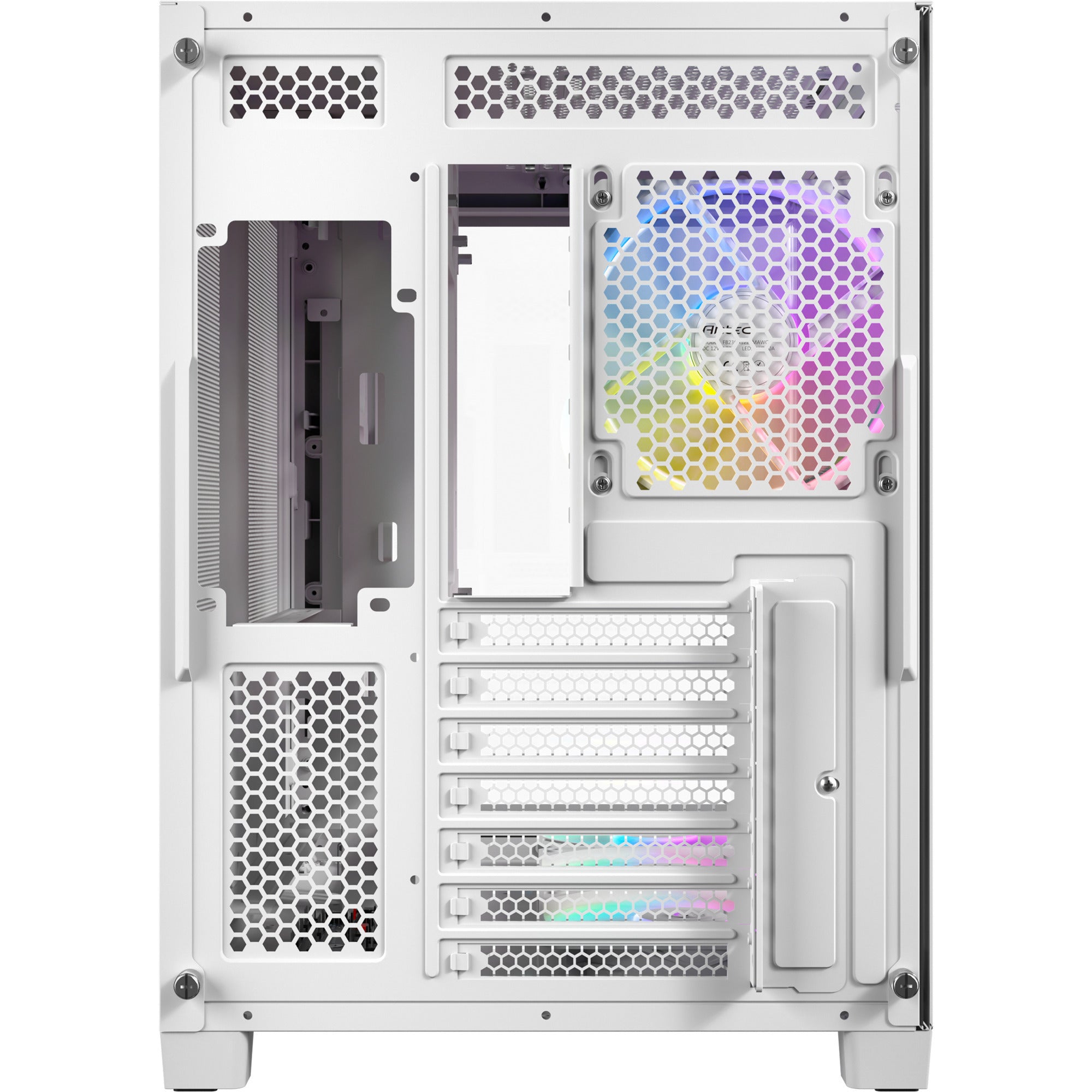 Antec c5 curve argb midi tower behuizing (wit | 2x usb-a | 1x usb-c | tempered glass)