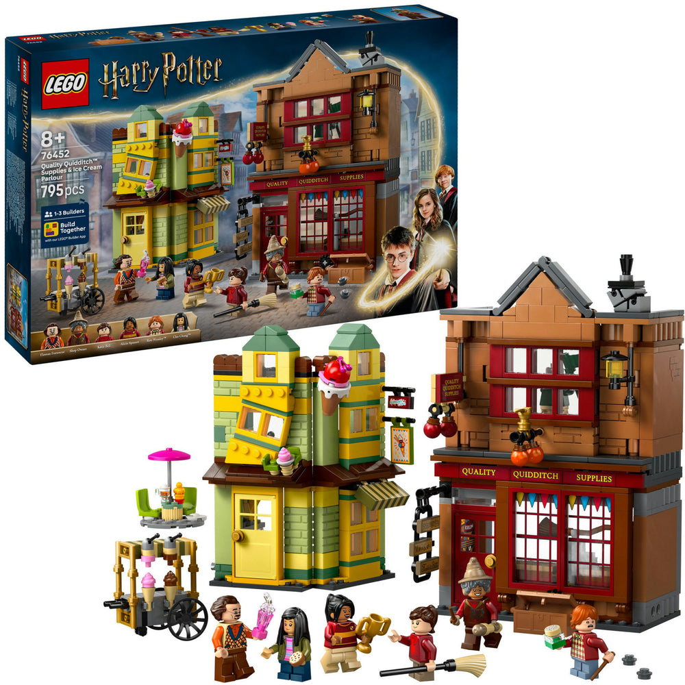 Lego harry potter zwik zwachtels zwerkbalpaleis en ijssalon set - 76452