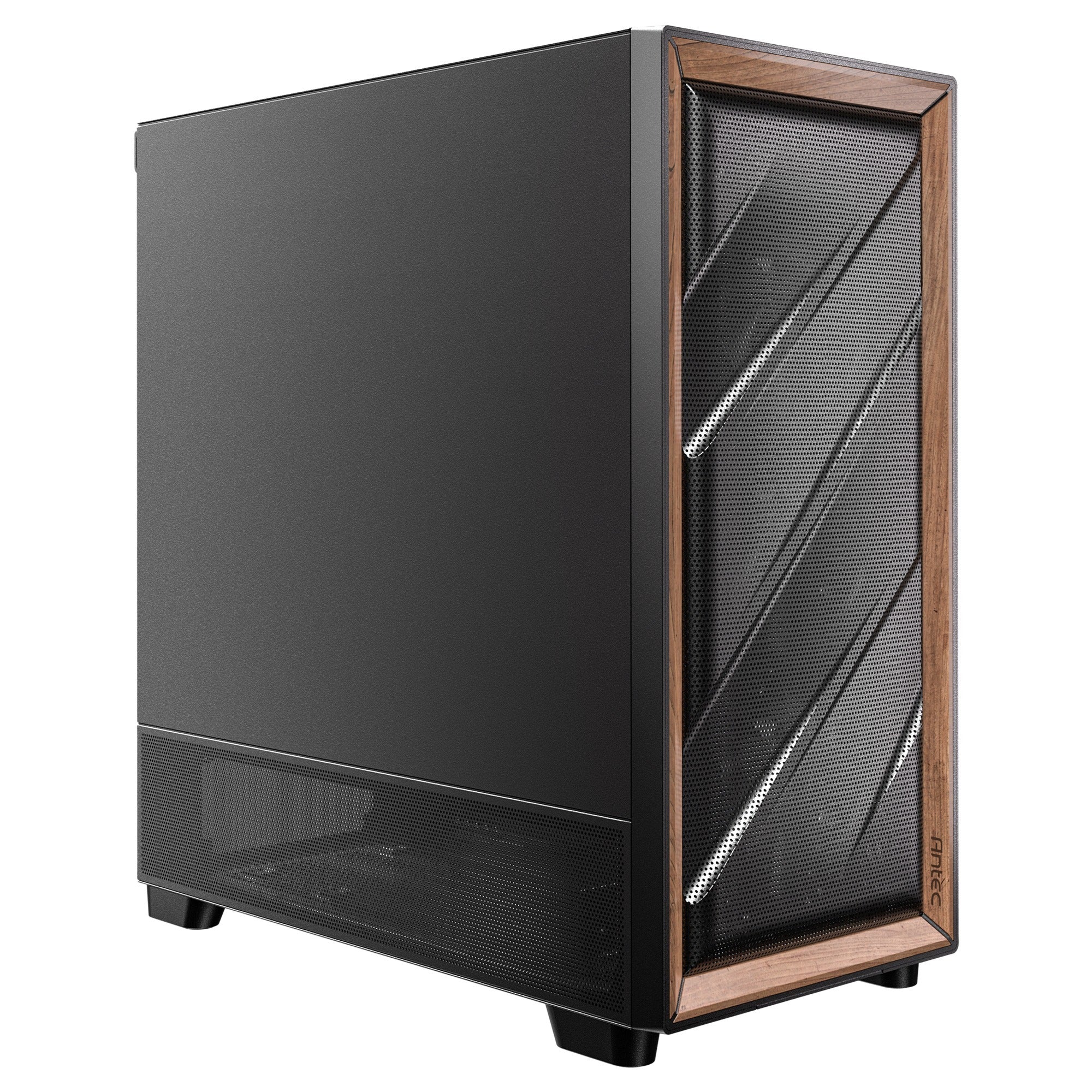 Antec flux se midi tower behuizing (zwart | 2x usb-a | 1x usb-c)