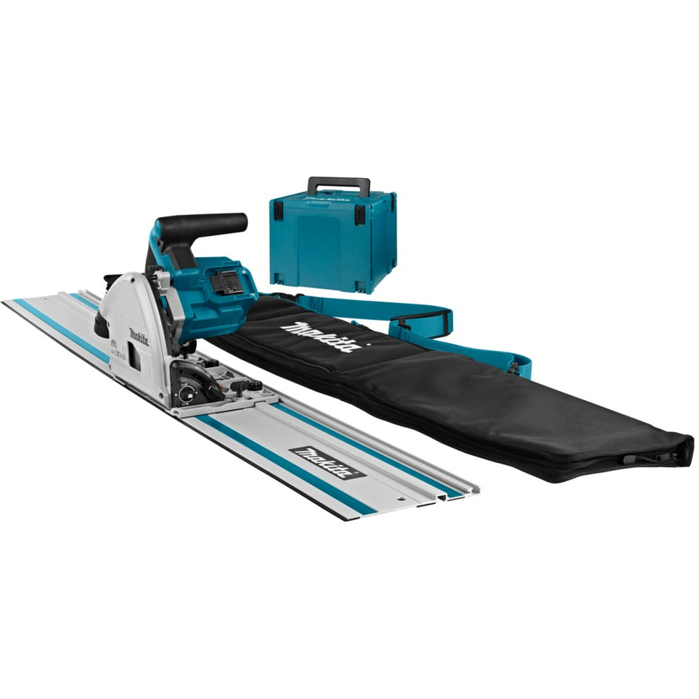 Makita dsp600zj2 accu invalzaag lxt 2x18v met geleiderail en tas | zonder accu's en lader