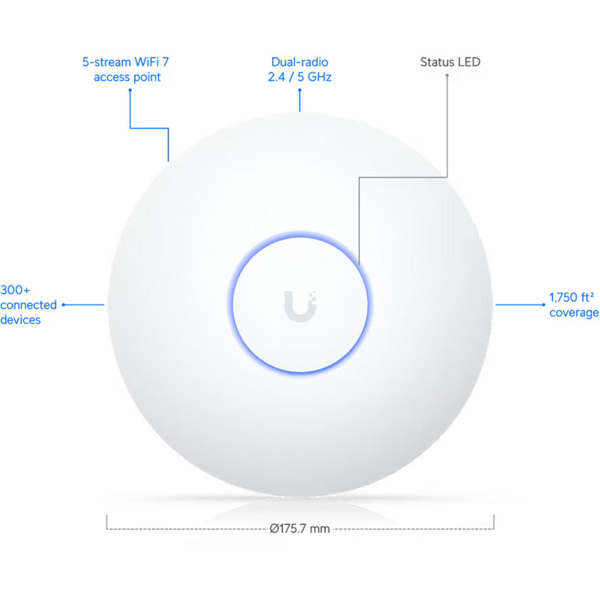 Ubiquiti u7 long-range access point (wit)