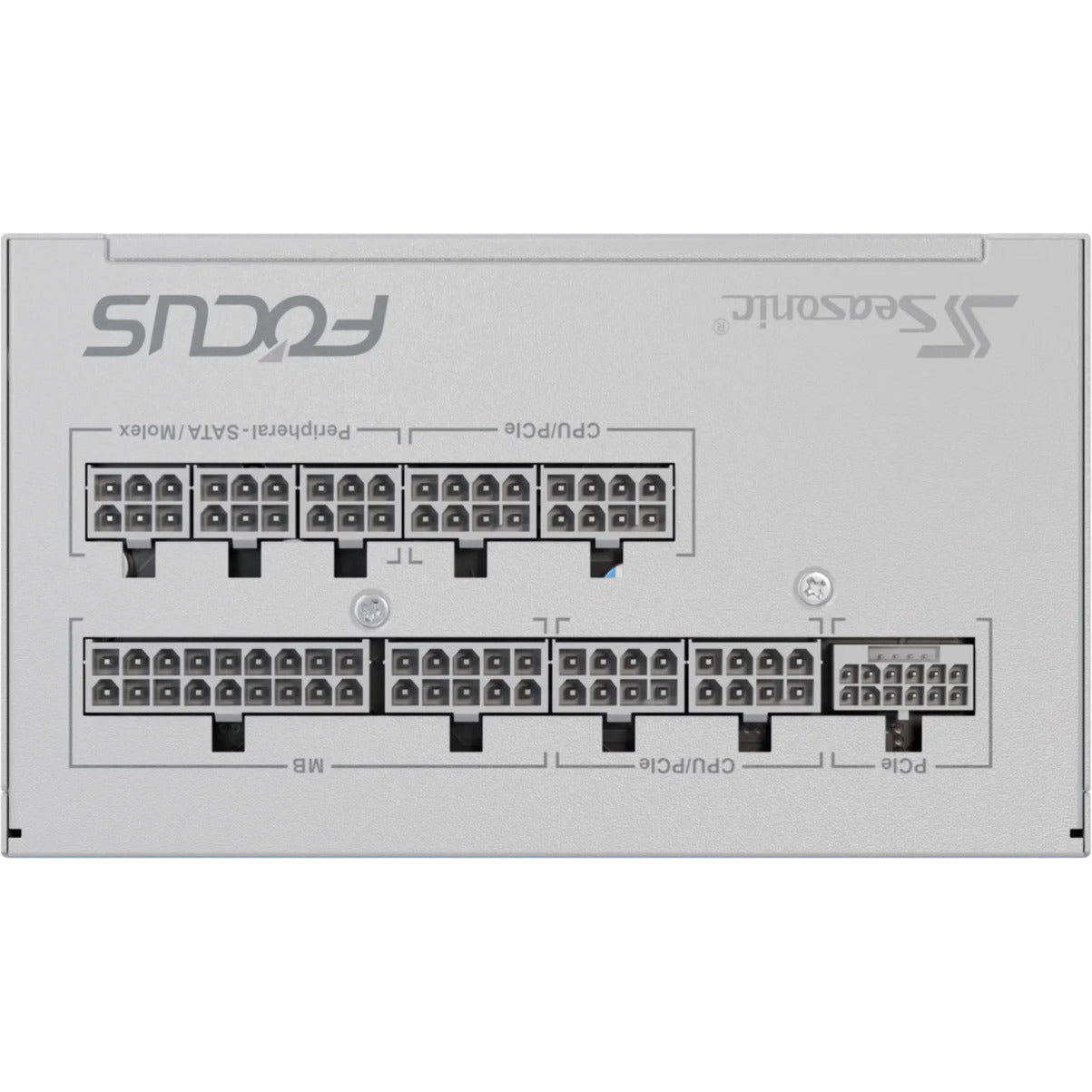 Seasonic focus-gx-750-v4 atx3.0 modulaire 750 watt voeding (wit, 1x 12vhpwr, 2x pcie)