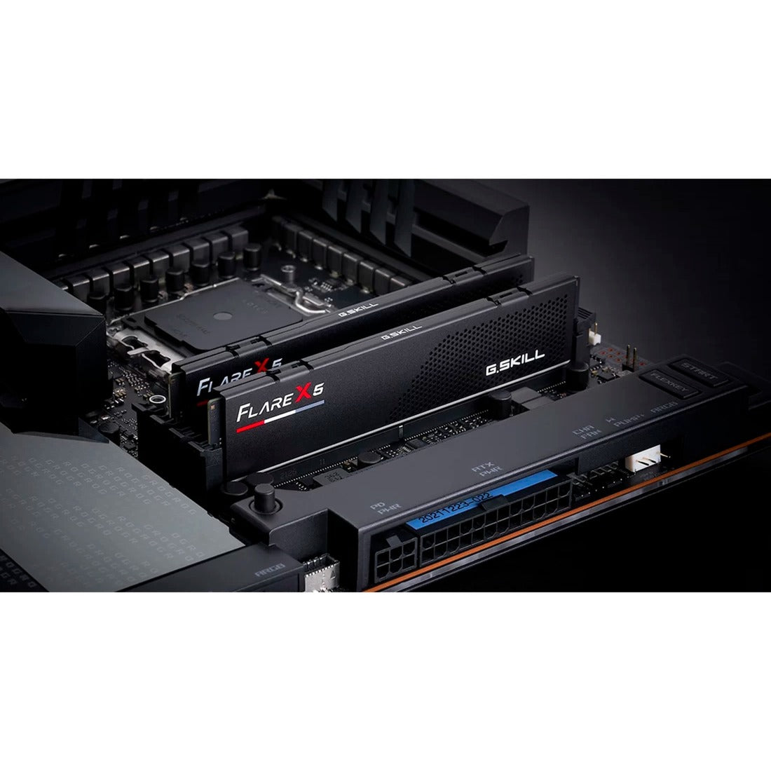G.skill 32 gb ddr5-6000 (2x 16 gb) kit werkgeheugen (zwart, f5-6000j3038f16gx2-fx5, flare x5, expo)