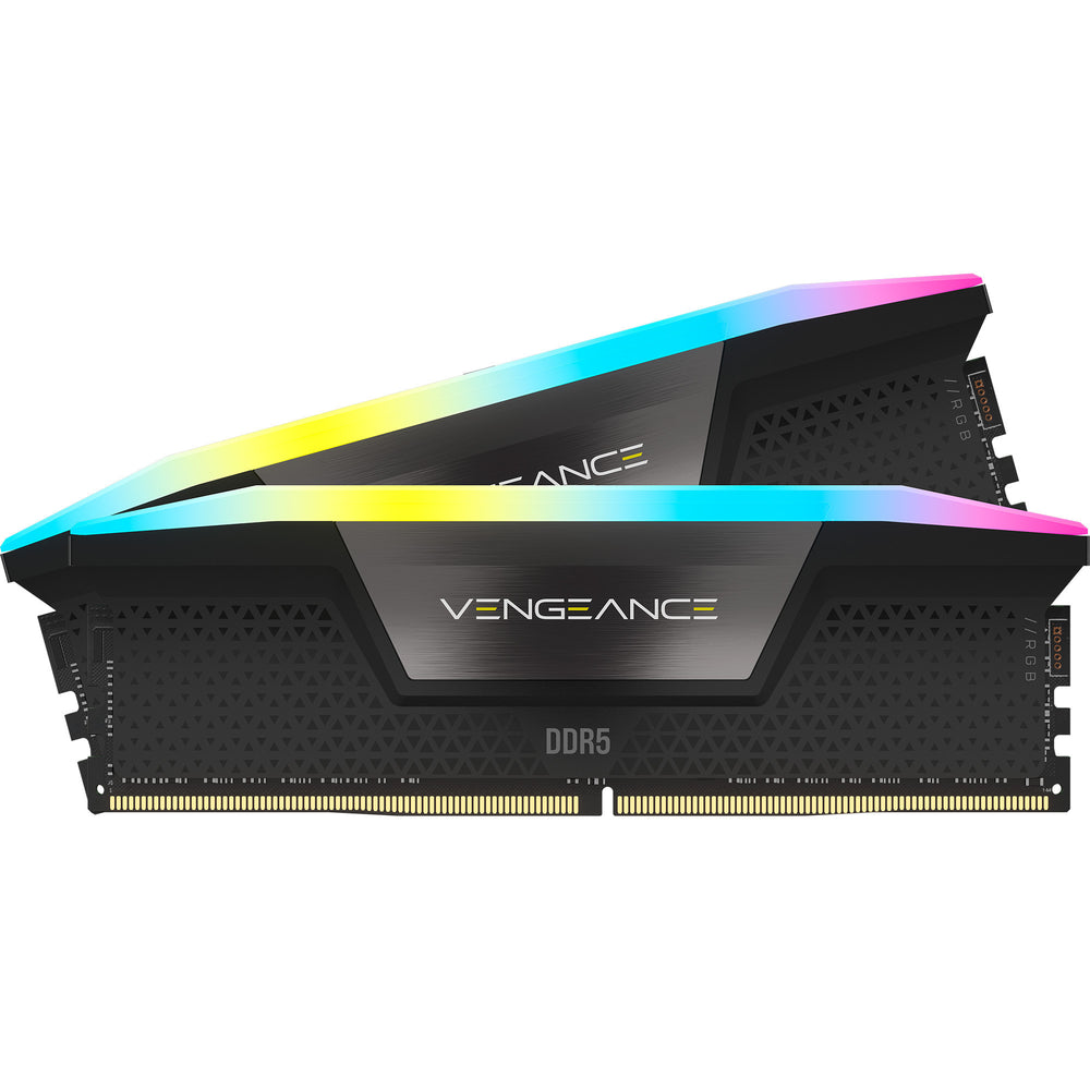 Corsair vengeance rgb 16 gb ddr5-5600 (2x 8 gb) werkgeheugen (grijs, cmh16gx5m2b5600z40, xmp, expo)