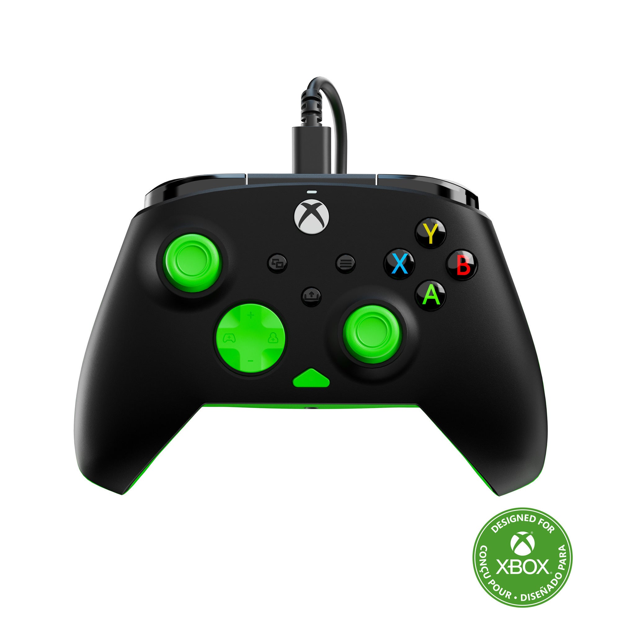 Turtle beach rematch core bedrade controller (zwart groen, xbox serie x|s, xbox one, pc)
