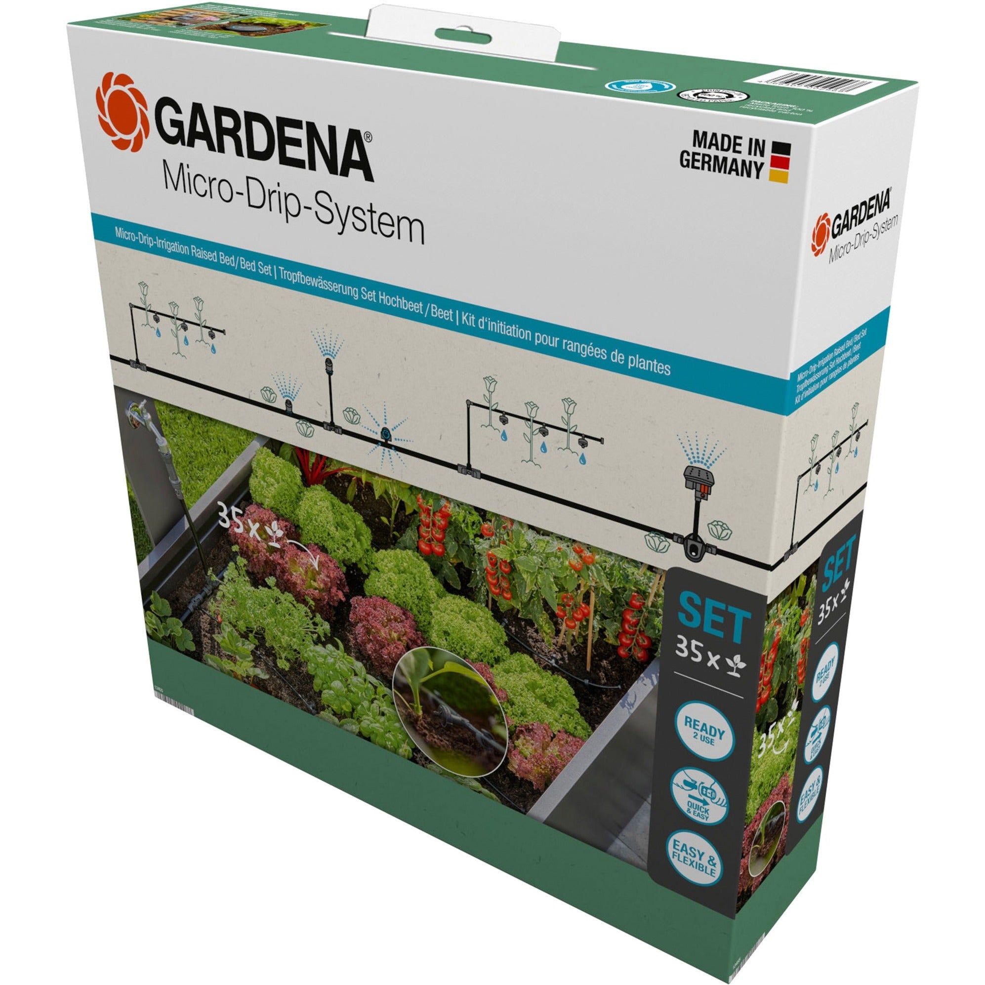 GARDENA Startset voor overtollige bloembedden en moestuinen