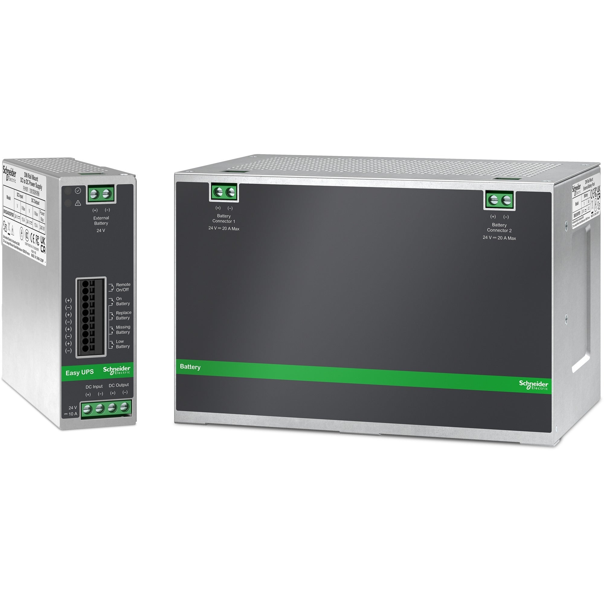 APC XB005XPDR Extern Batterijpakket, DIN-Rail montage