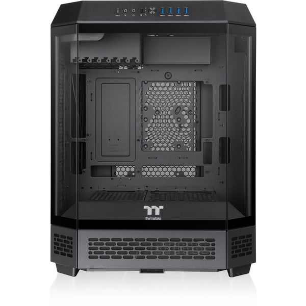 Thermaltake the tower 600 midi tower behuizing (zwart | 4x usb-a | 1x usb-c | tempered glass)