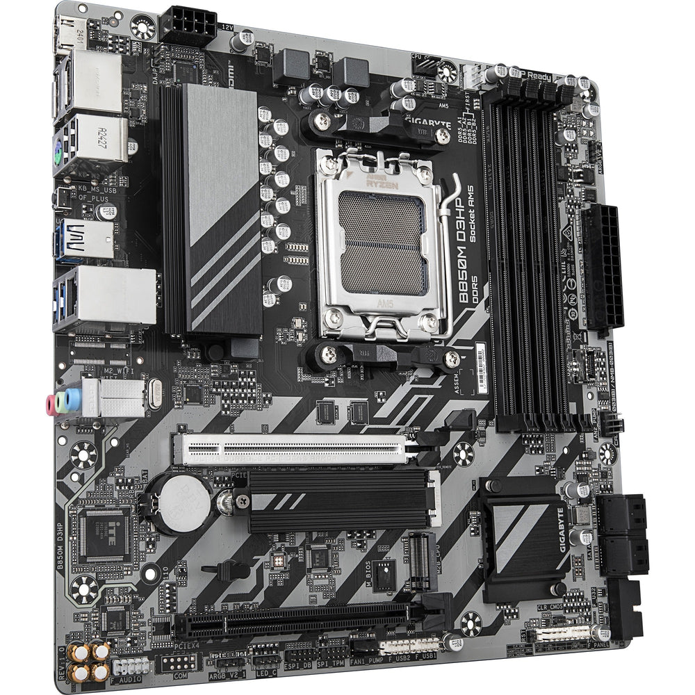Gigabyte b850m d3hp socket am5 moederbord (raid, gb-lan, sound, µatx)