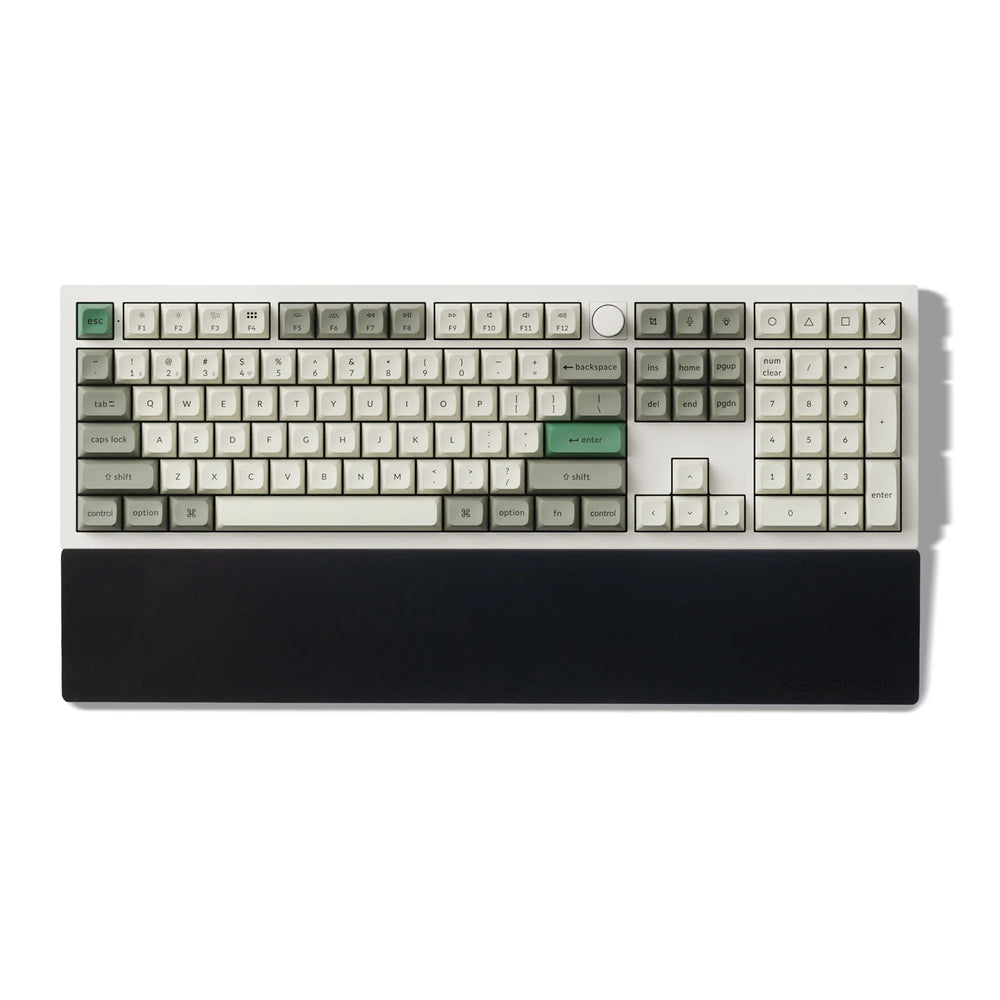 Keychron silicone palm rest voor k10p q6pm v6m polssteun (zwart)