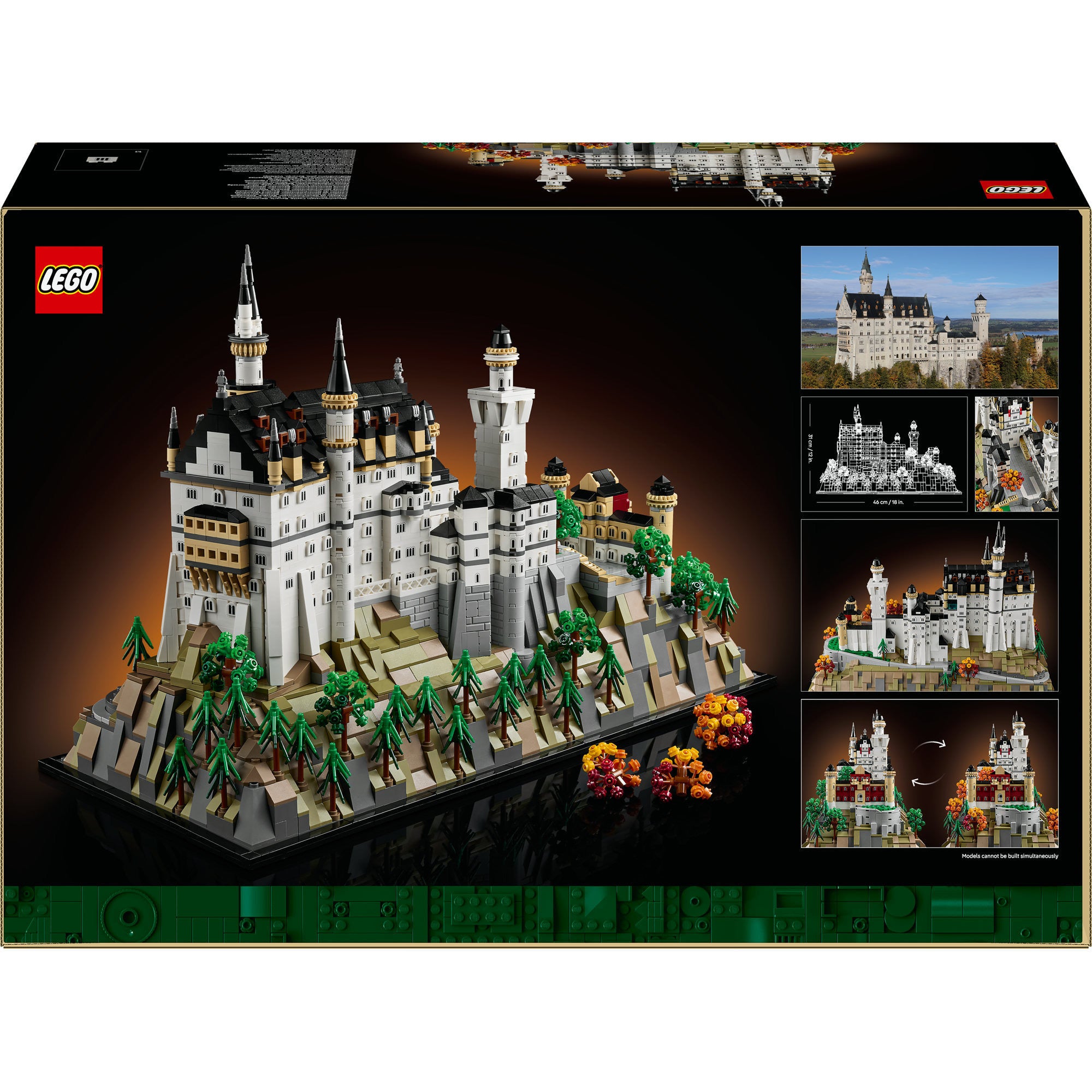 Lego ® architecture slot neuschwanstein verzamelset - 21063
