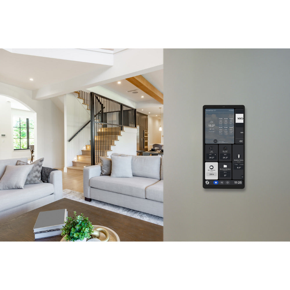 Shelly wall display x2i bedieningspaneel (zilver, touchscreen, wi-fi 6, bluetooth 5.4)