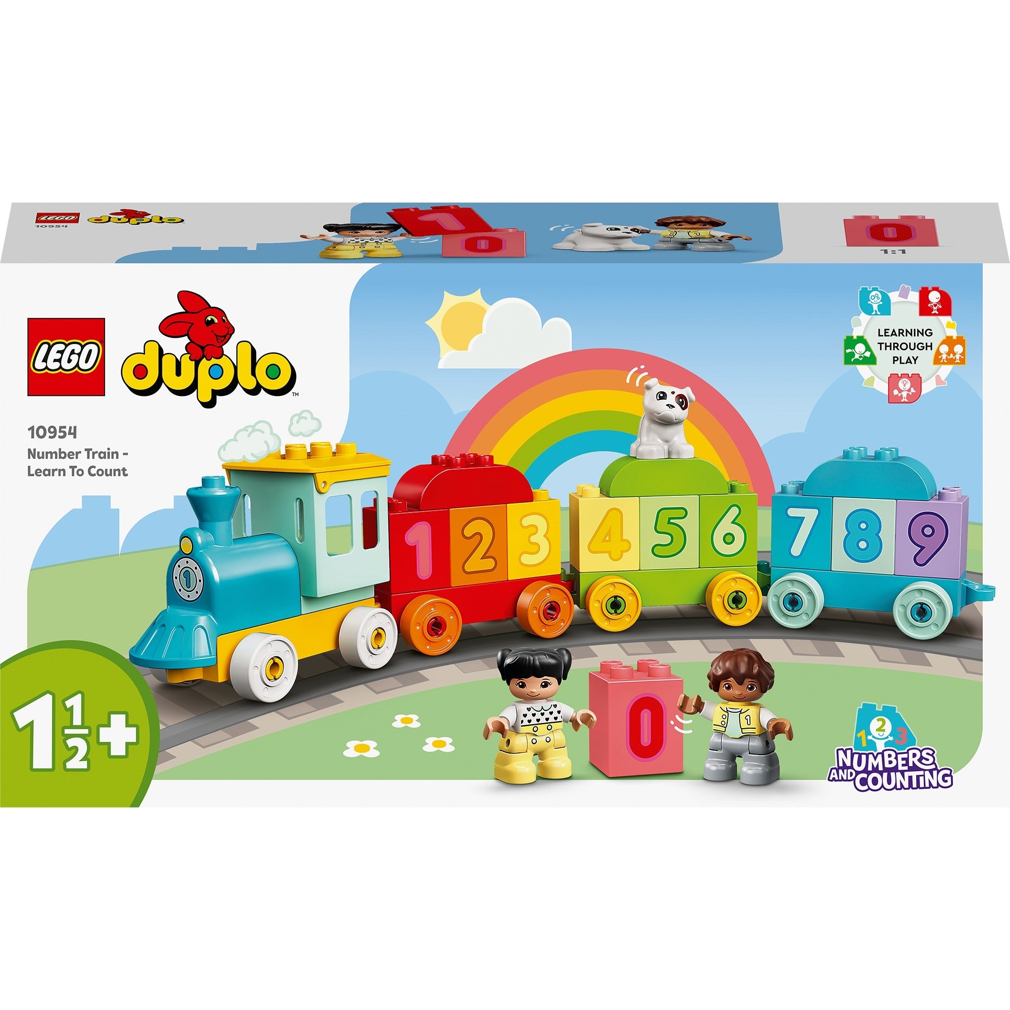 Lego duplo - getallentrein - leren tellen constructiespeelgoed (10954)