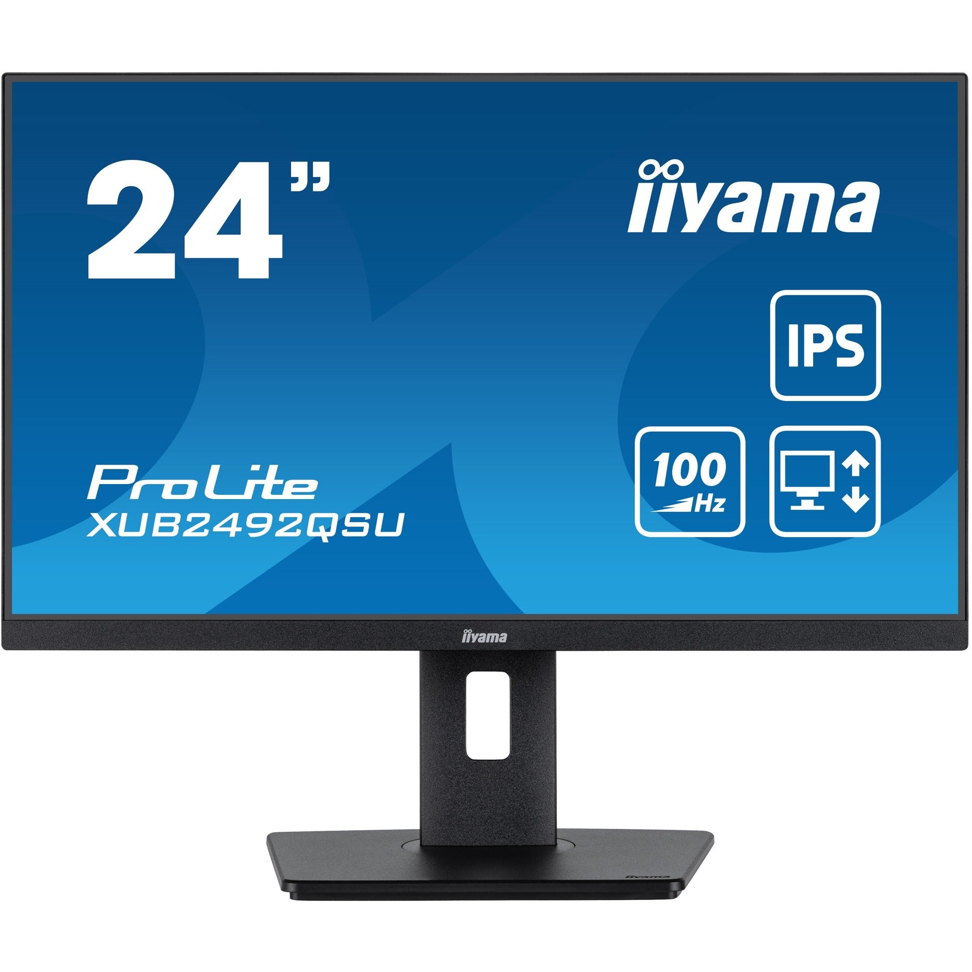 Iiyama prolite xub2492qsu-b1 23.8 monitor (zwart (mat), hdmi, displayport, 3x usb-a, usb-c)