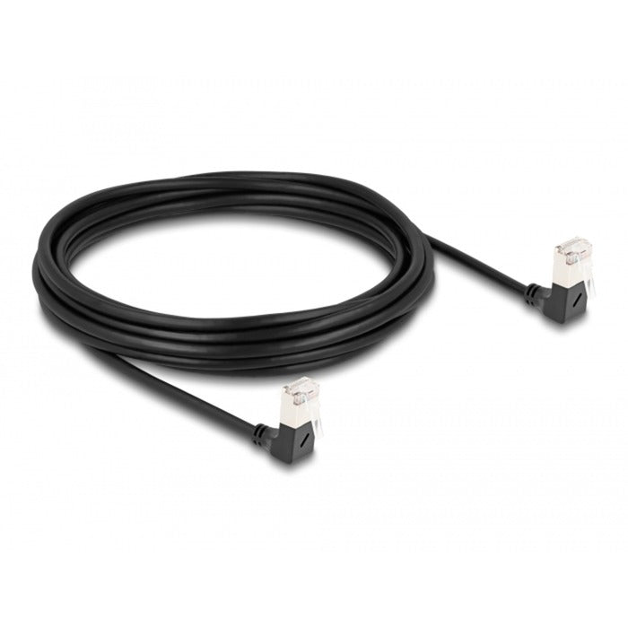 DeLOCK DeLOCK RJ45 Netwerkkabel Cat.6A S FTP Slim 90° naar beneden