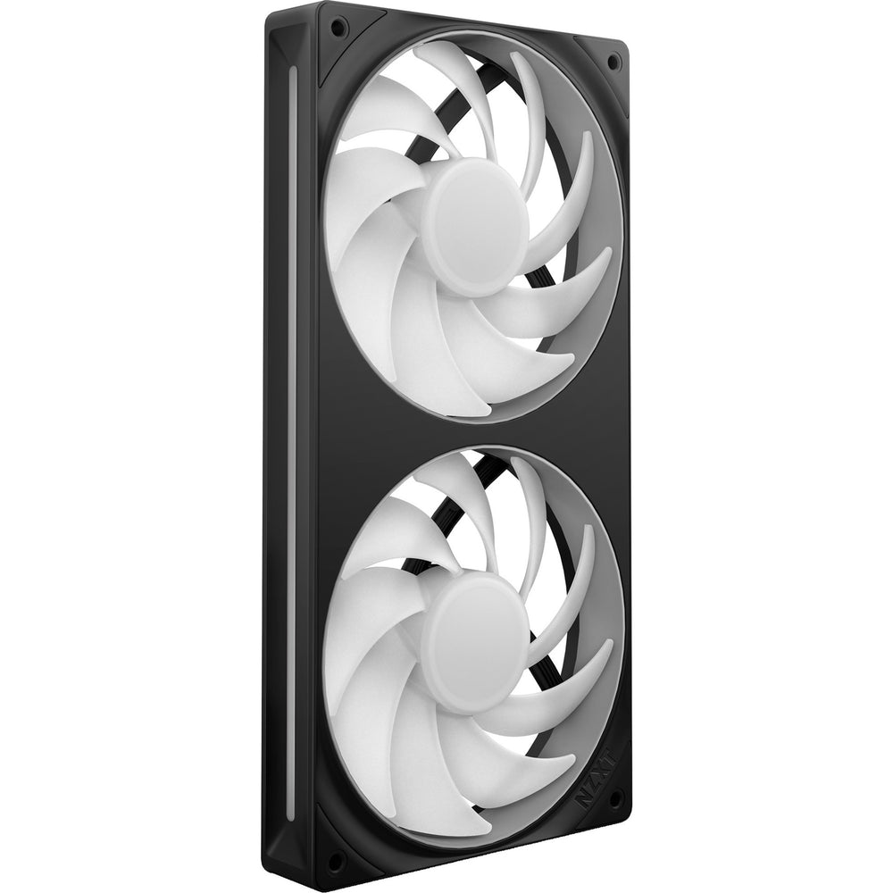 Nzxt f280 rgb core case fans (zwart, 2 stuks, 280 x 140 x 26 mm)