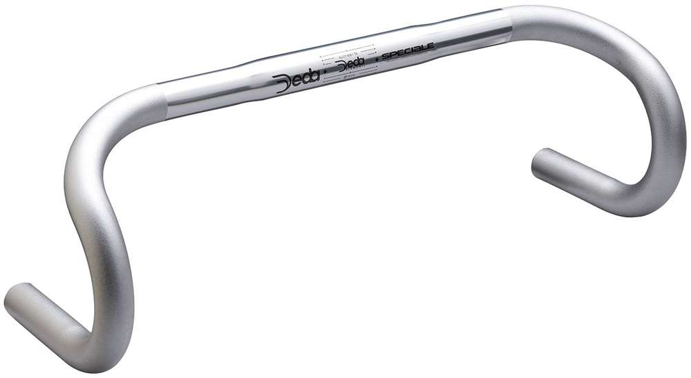 Deda St.bocht Speciale ⌀26mm 42cm polish zilver
