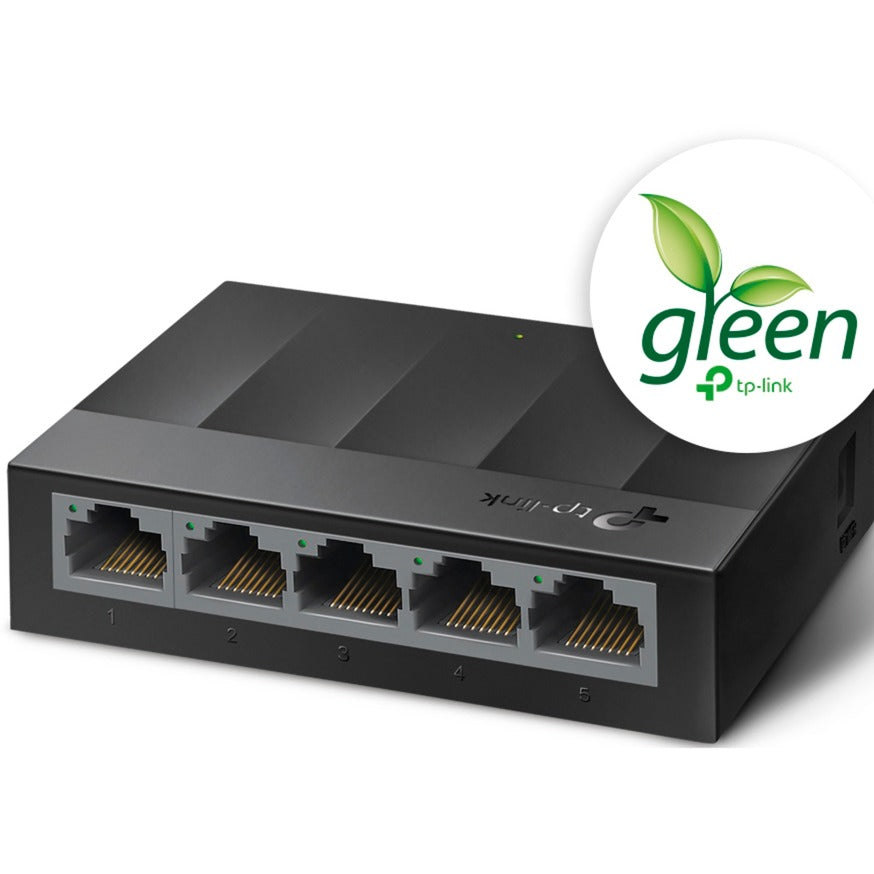 Tp-link ls1005g switch (zwart, unmanaged)