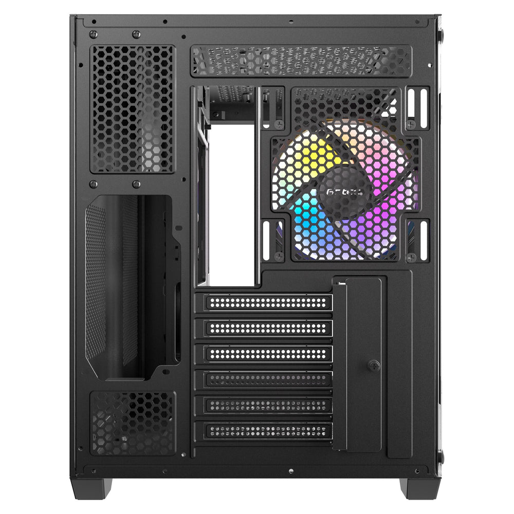 Antec cx800 argb midi tower behuizing (zwart | 2x usb-a | tempered glass)