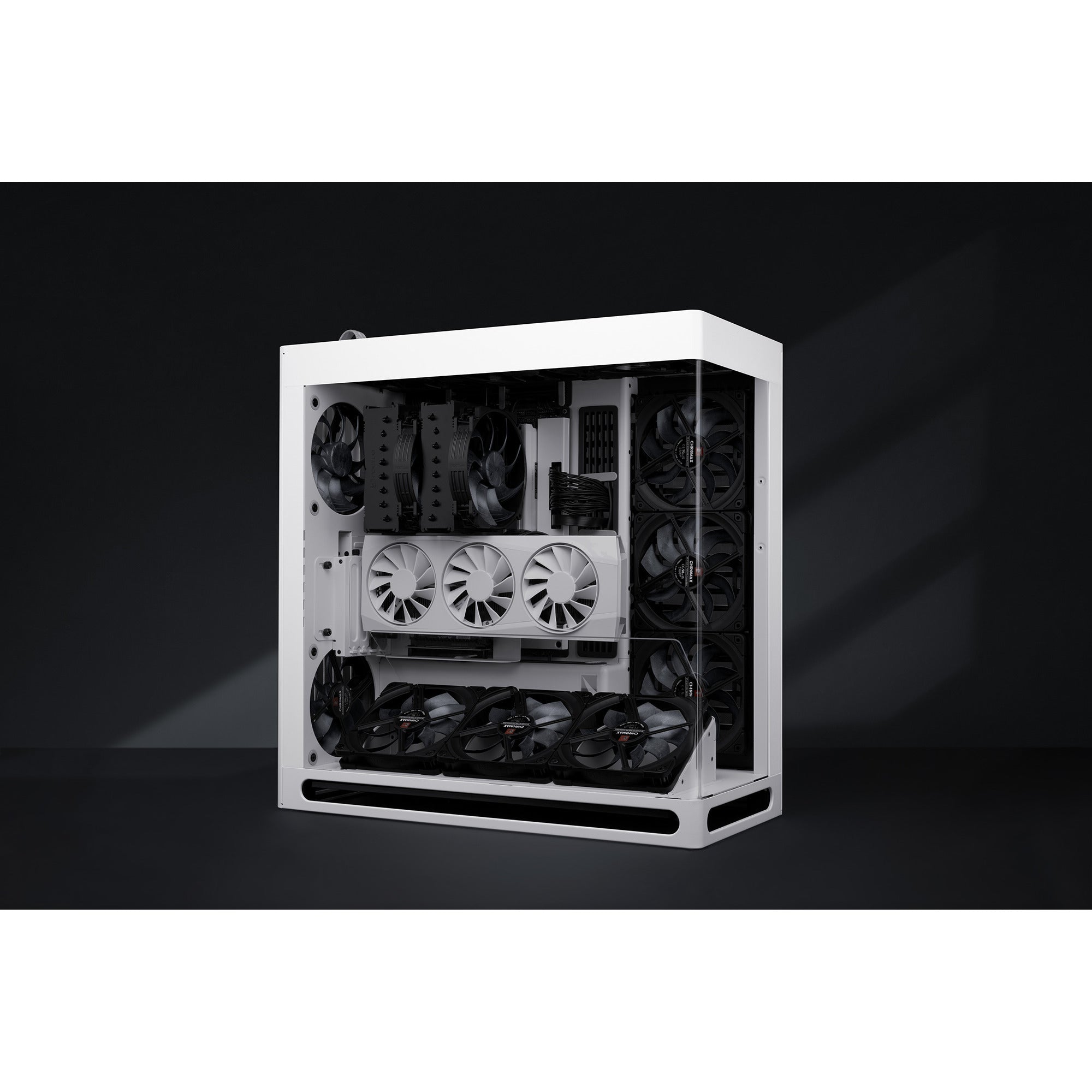 Noctua nf-a14x25 g2 pwm chromax.black case fan (zwart, 140 x 140 x 25 mm)