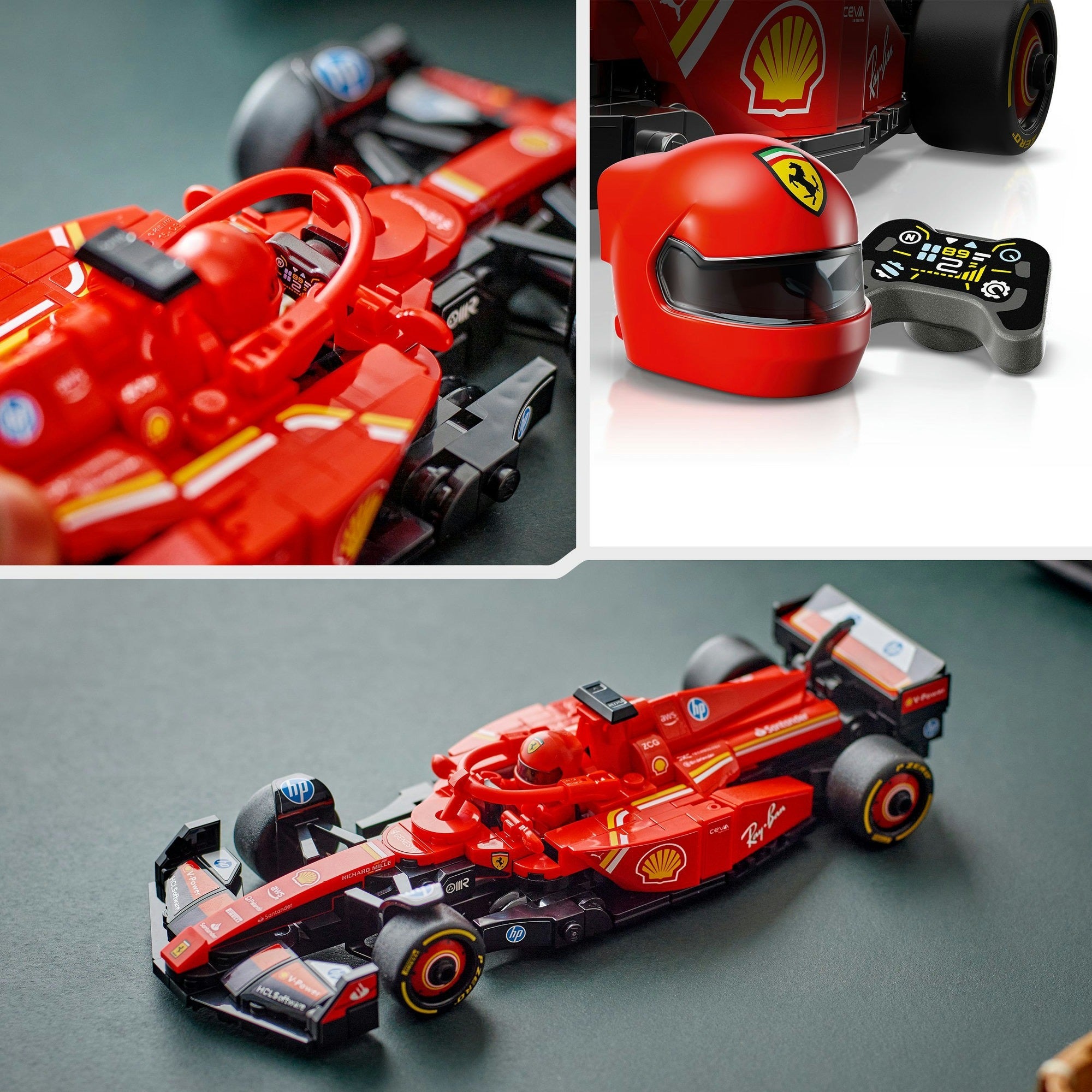 Lego speed champions ferrari sf-24 f1 racewagen set - 77242
