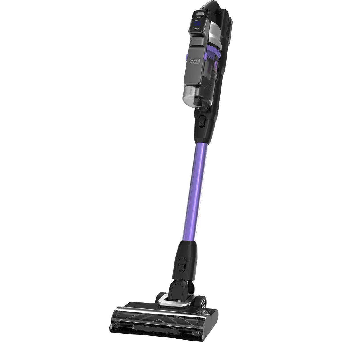 Black+decker 18v 2.5ah 4in1 steelstofzuiger (zwart paars)