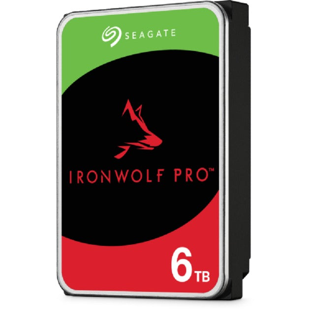 Seagate ironwolf pro 6 tb harde schijf (st6000nt001, sata 600, 24 7)