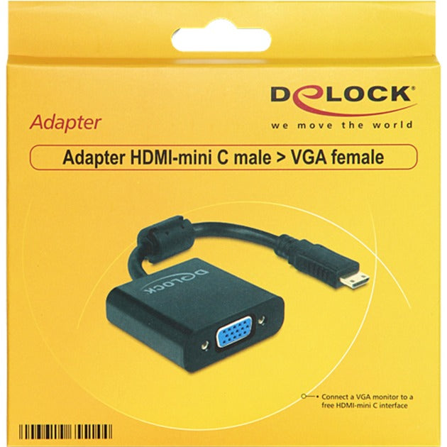 DeLOCK DeLOCK Mini HDMI-C (mannelijk) > VGA (vrouwelijk)