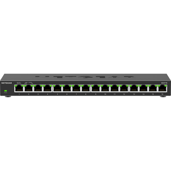 Netgear gs316v3 switch (zwart)