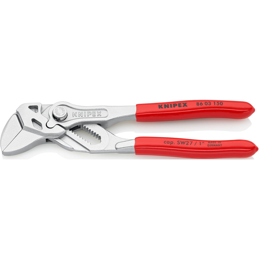 Knipex 86 03 150 serie - verstelbare tang - 150mm - vlakke bekken - ergonomische handgreep