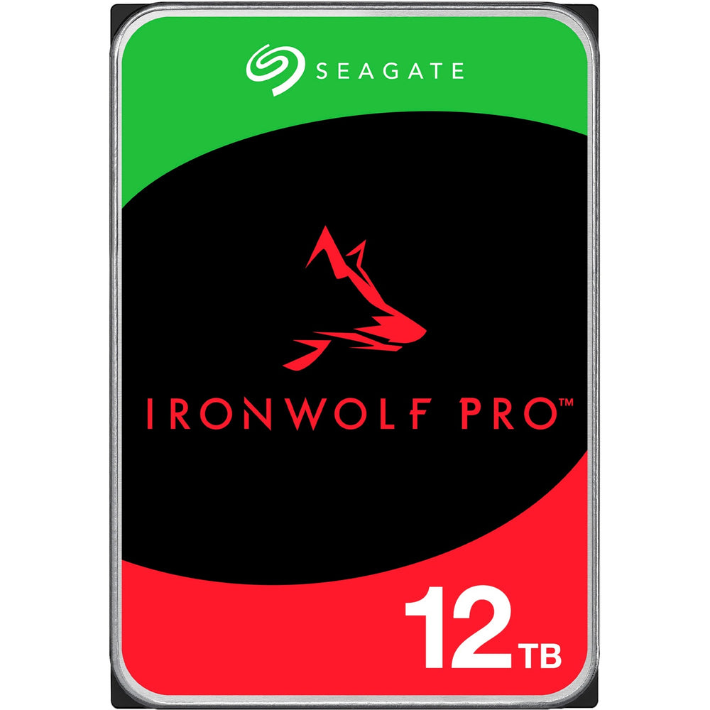 Seagate ironwolf pro 12 tb harde schijf (st12000nt001, sata 600, 24 7)