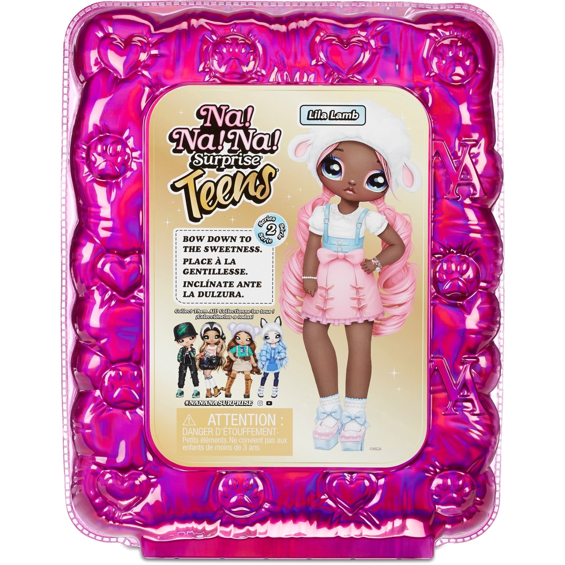 MGA Entertainment Na! Nee! Nee! Verras tieners Lila Lamb