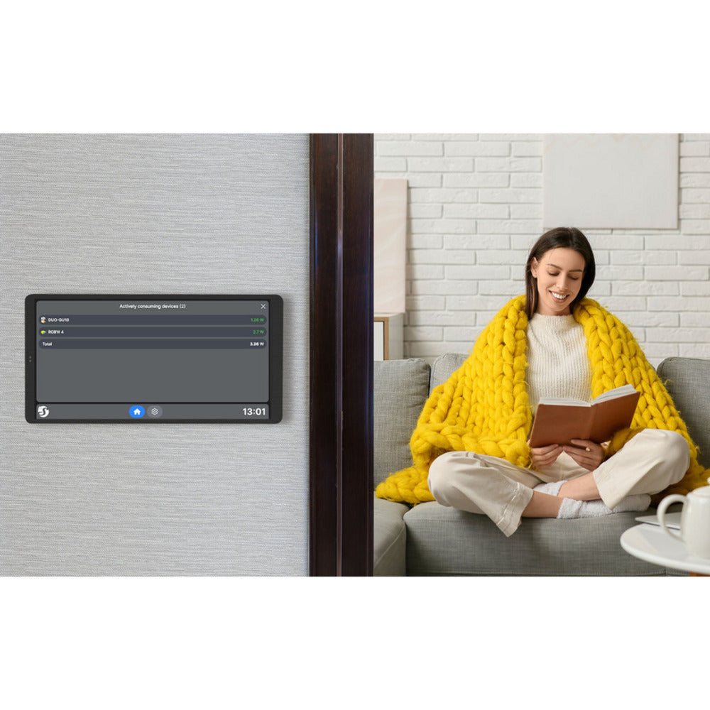 Shelly wall display x2i bedieningspaneel (zilver, touchscreen, wi-fi 6, bluetooth 5.4)