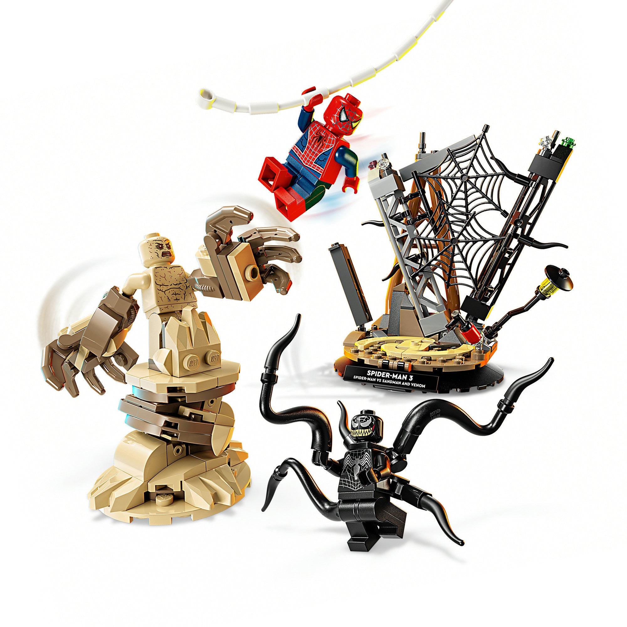 Lego marvel - ultieme strijd: spider-man vs. sandman constructiespeelgoed (76334)