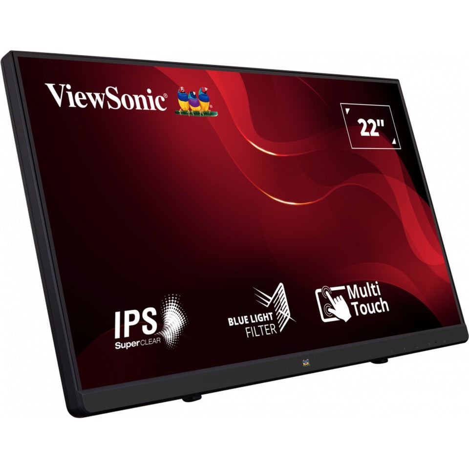 Viewsonic 10-point touch monitor td2230 22 (zwart, hdmi, displayport, vga)