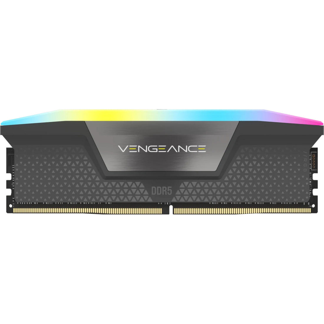 Corsair vengeance rgb 64 gb ddr5-5600 (2x 32 gb) werkgeheugen (grijs, cmh64gx5m2d5600z40, udimm, xmp, expo)