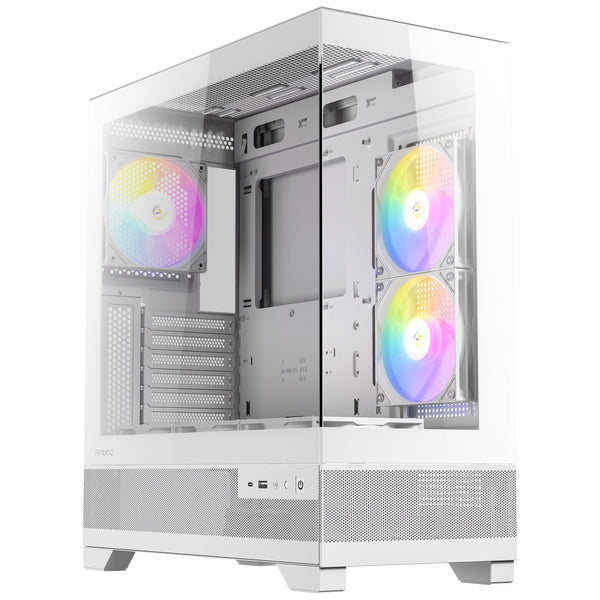 Antec cx700 elite rgb midi tower behuizing (wit | 2x usb-a | tempered glass)