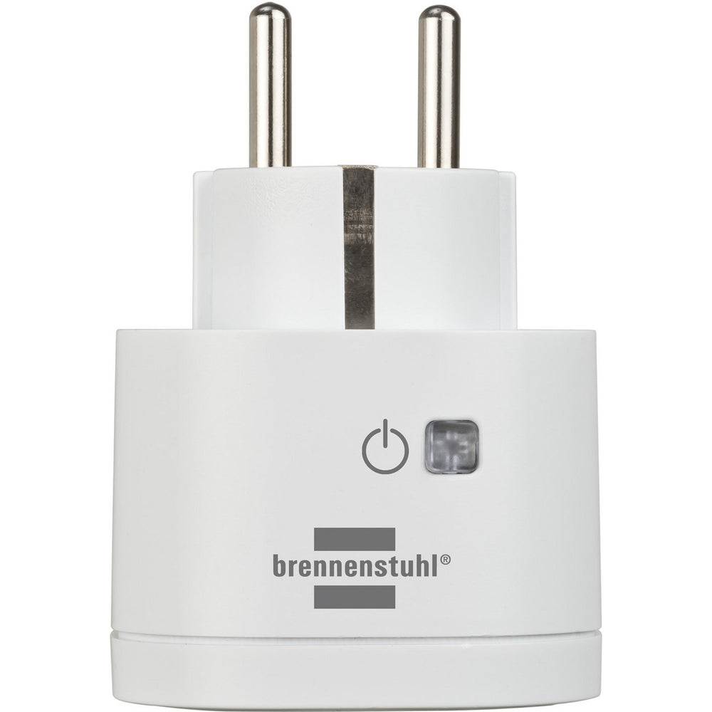 Brennenstuhl connect smart plug wa 3600 xs02 stekkerdoos (wit, 2.4 ghz wifi, alexa, google, matter)